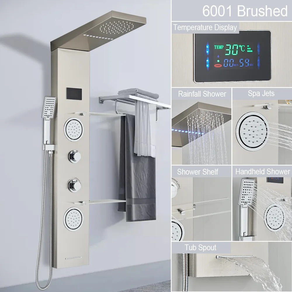 Luxury Shower Panel with Massage