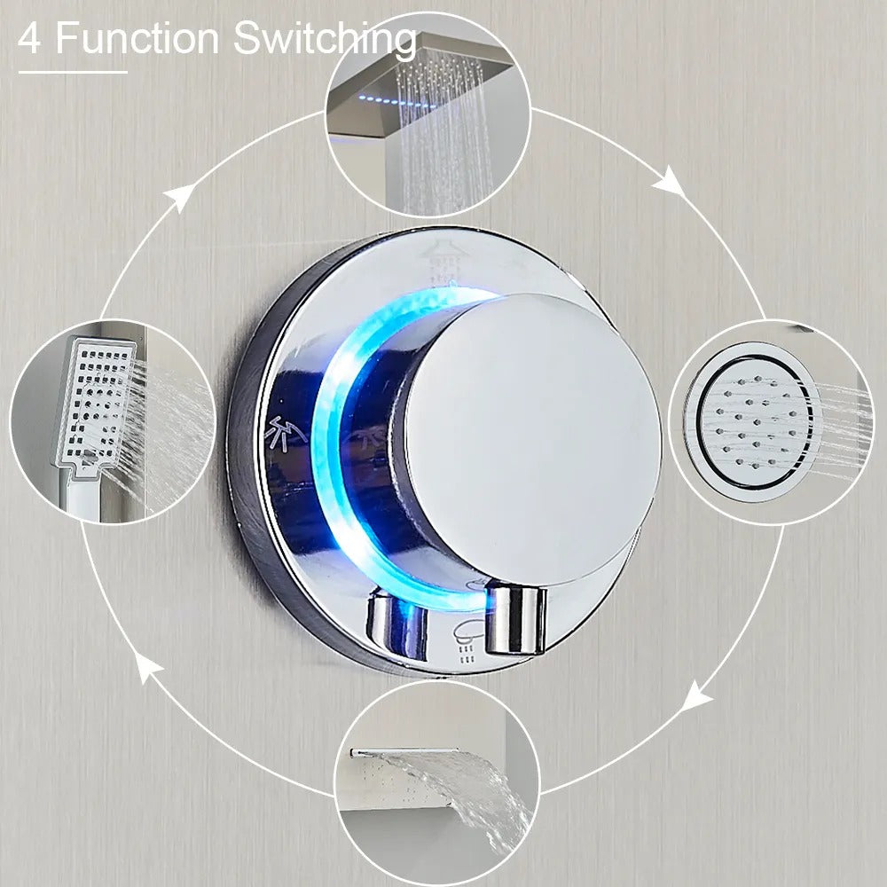 Luxury Shower Panel with Massage
