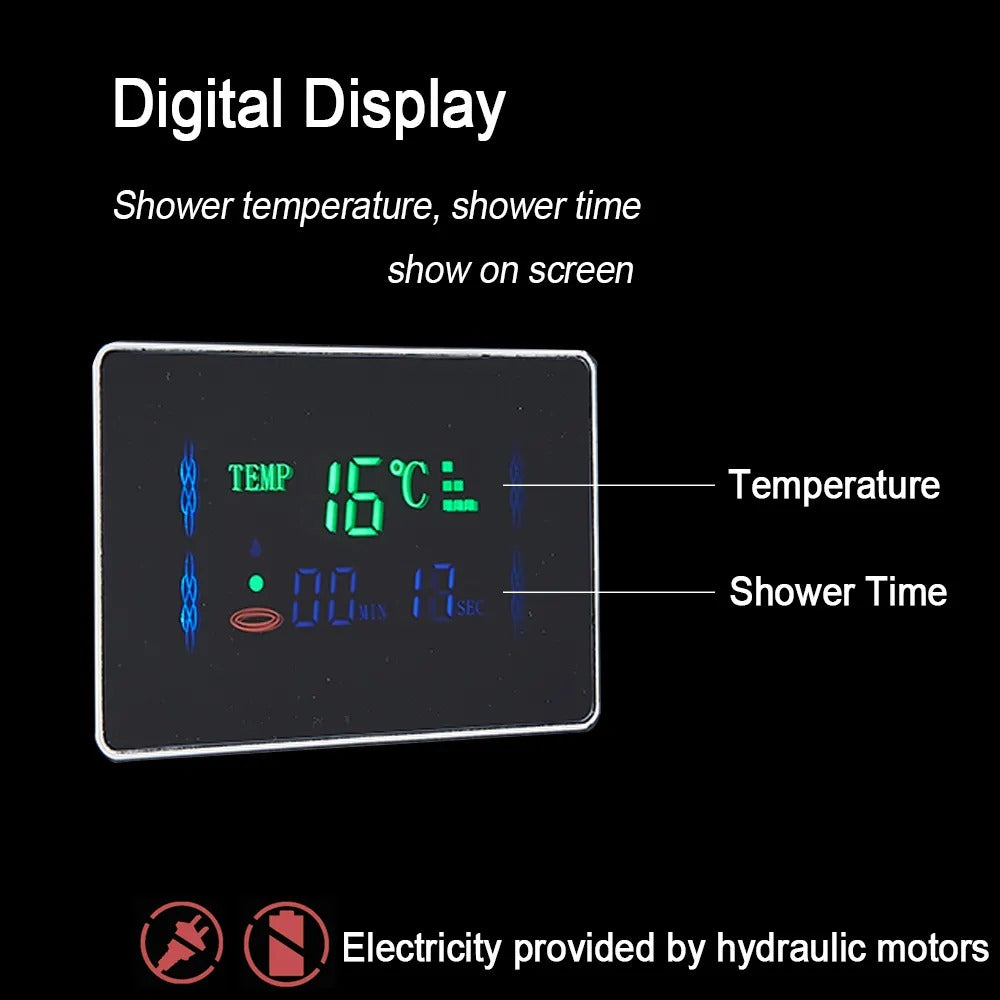 Luxury Shower Panel with Massage