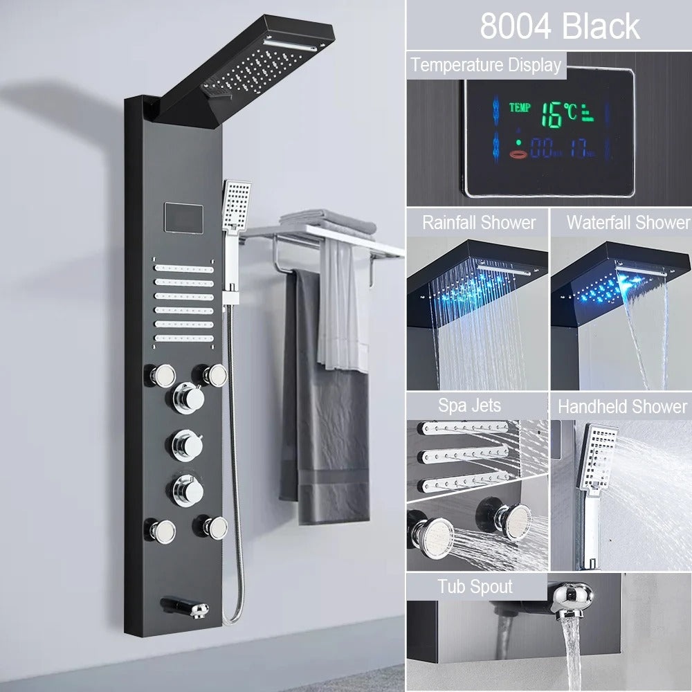 Luxury Shower Panel with Massage