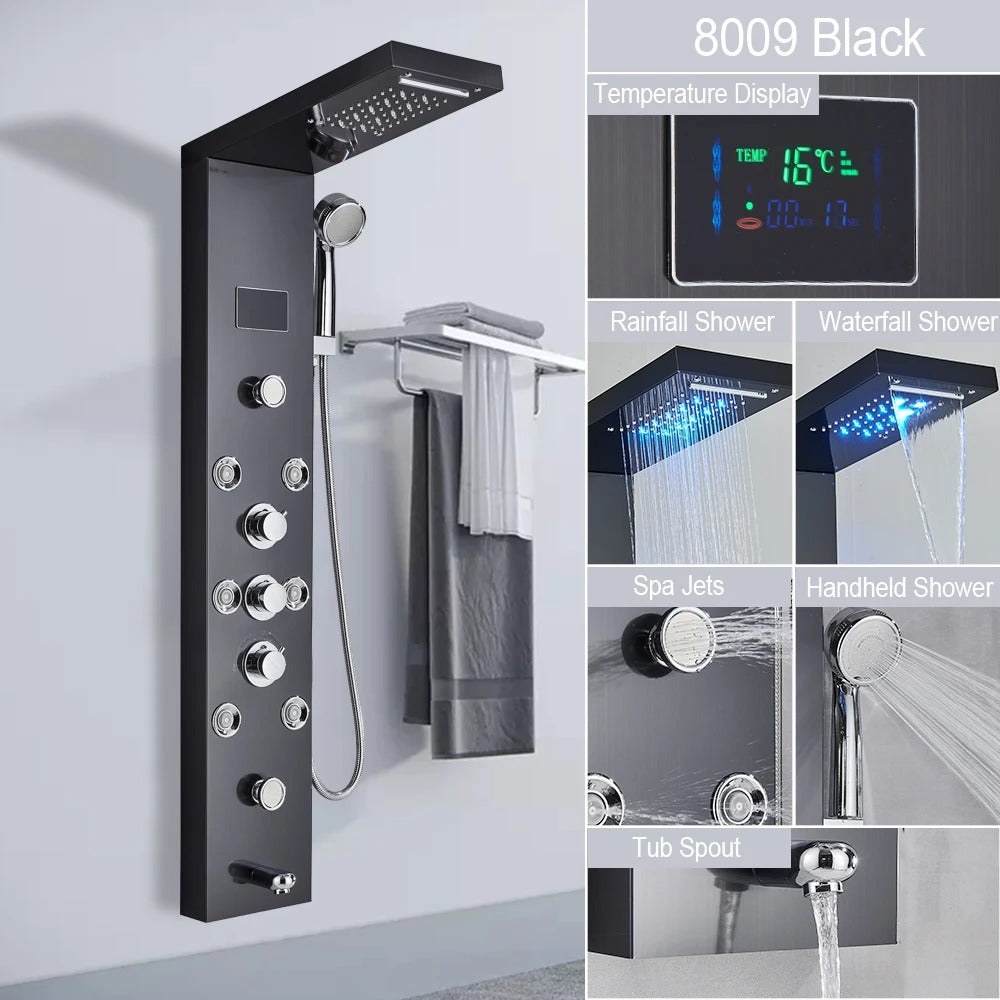Luxury Shower Panel with Massage