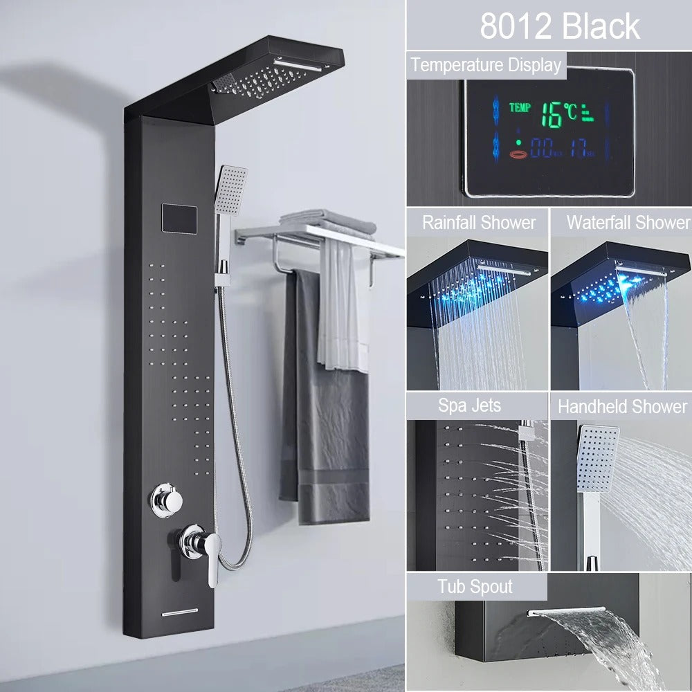Luxury Shower Panel with Massage