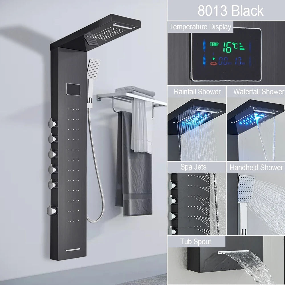 Luxury Shower Panel with Massage