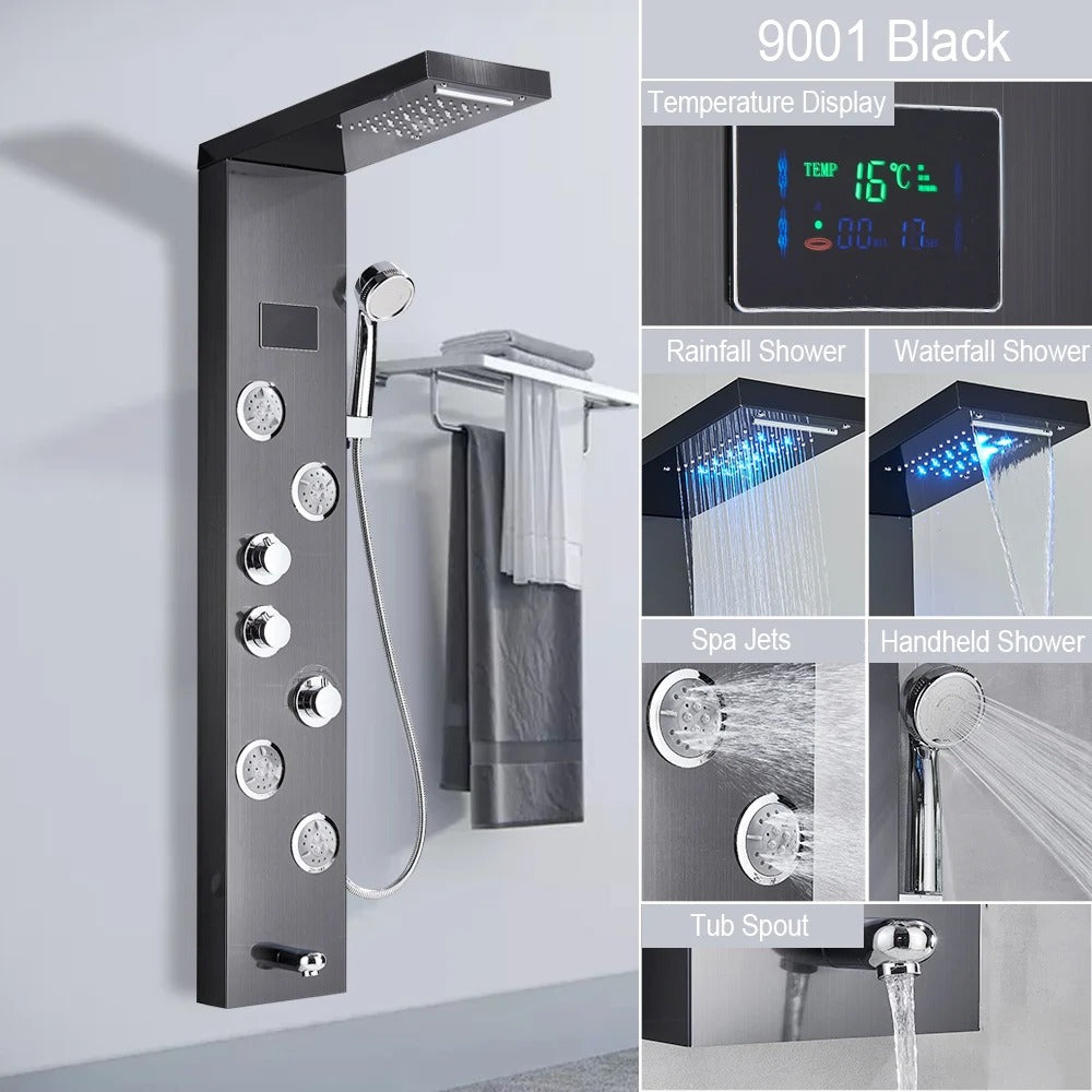 Luxury Shower Panel with Massage