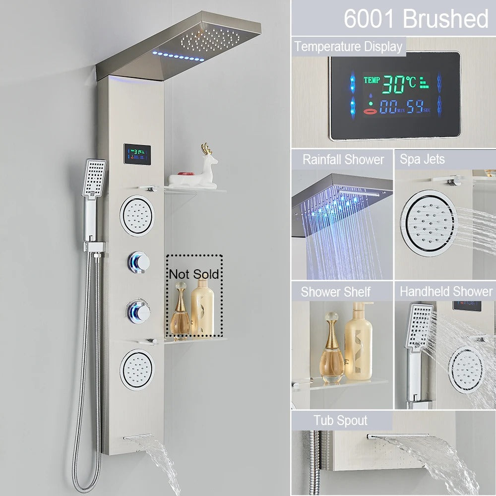 Luxury Shower Panel with Massage