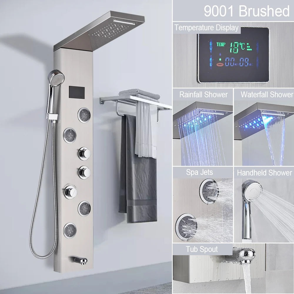 Luxury Shower Panel with Massage