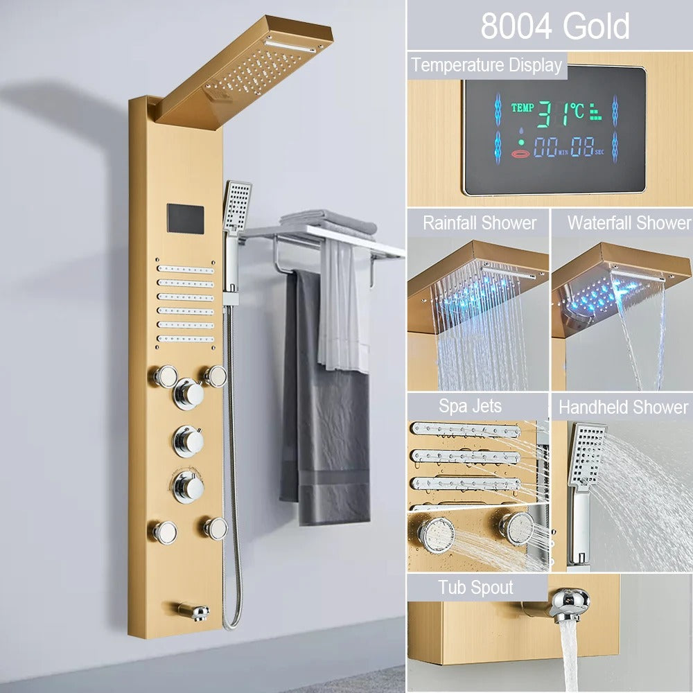 Luxury Shower Panel with Massage
