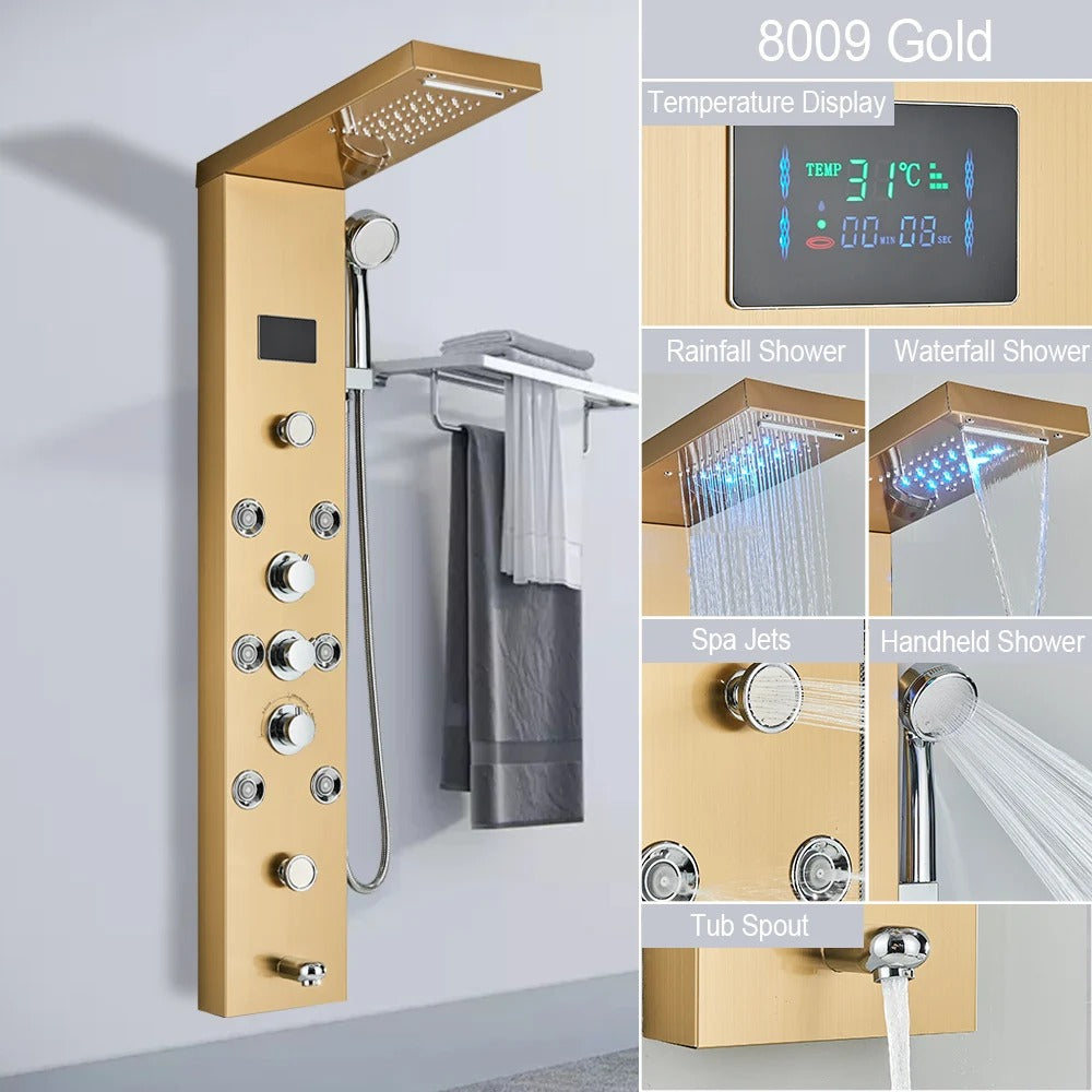 Luxury Shower Panel with Massage